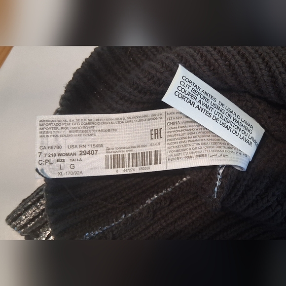 Mango Foiled Silver Crewneck Sweater - Picture 7 of 7